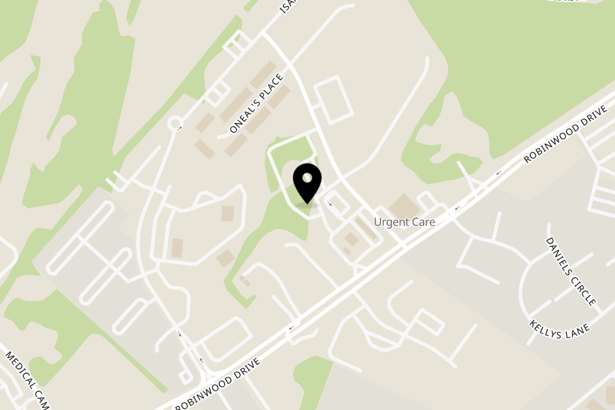 Map showing the location of Dracula's Kitchen and Bar on 20131 Professional Blvd in Hagerstown